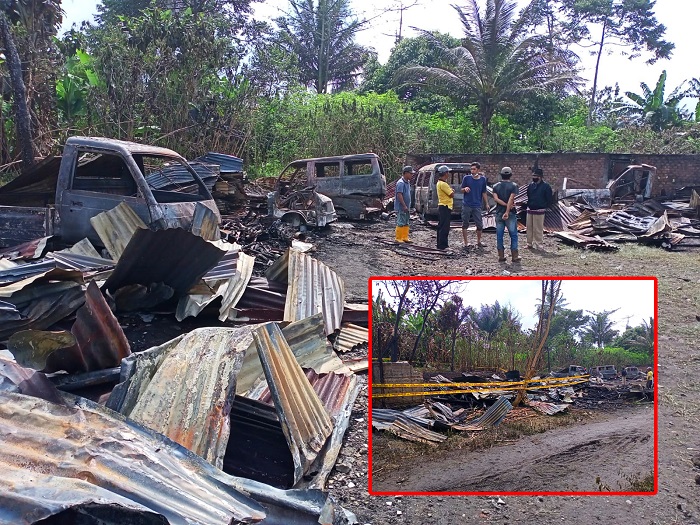 Kebakaran Hebat 7 Mobil Dan Rumah Hangus