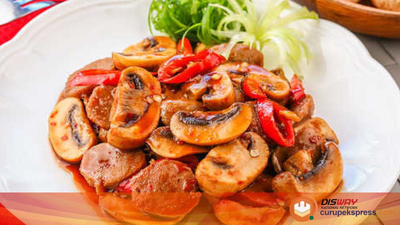 Resep Tumis Jamur Kancing Pedas Manis