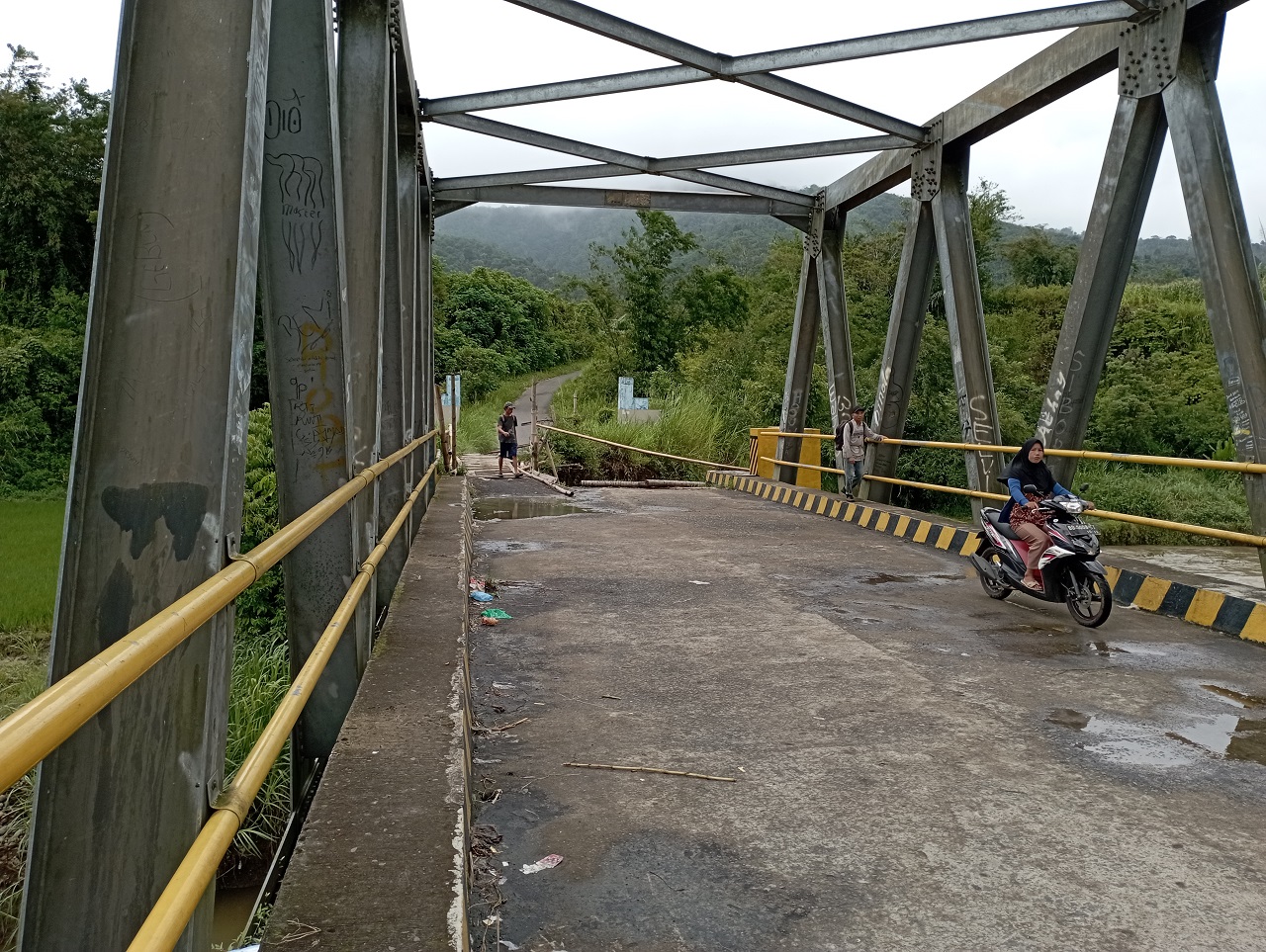 Kondisi Jembatan Darurat Dusun Sawah Dipastikan Aman?