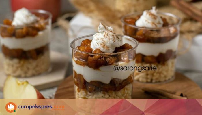 Resep Membuat Camilan Apple Dessert Cup Ala Rumahan