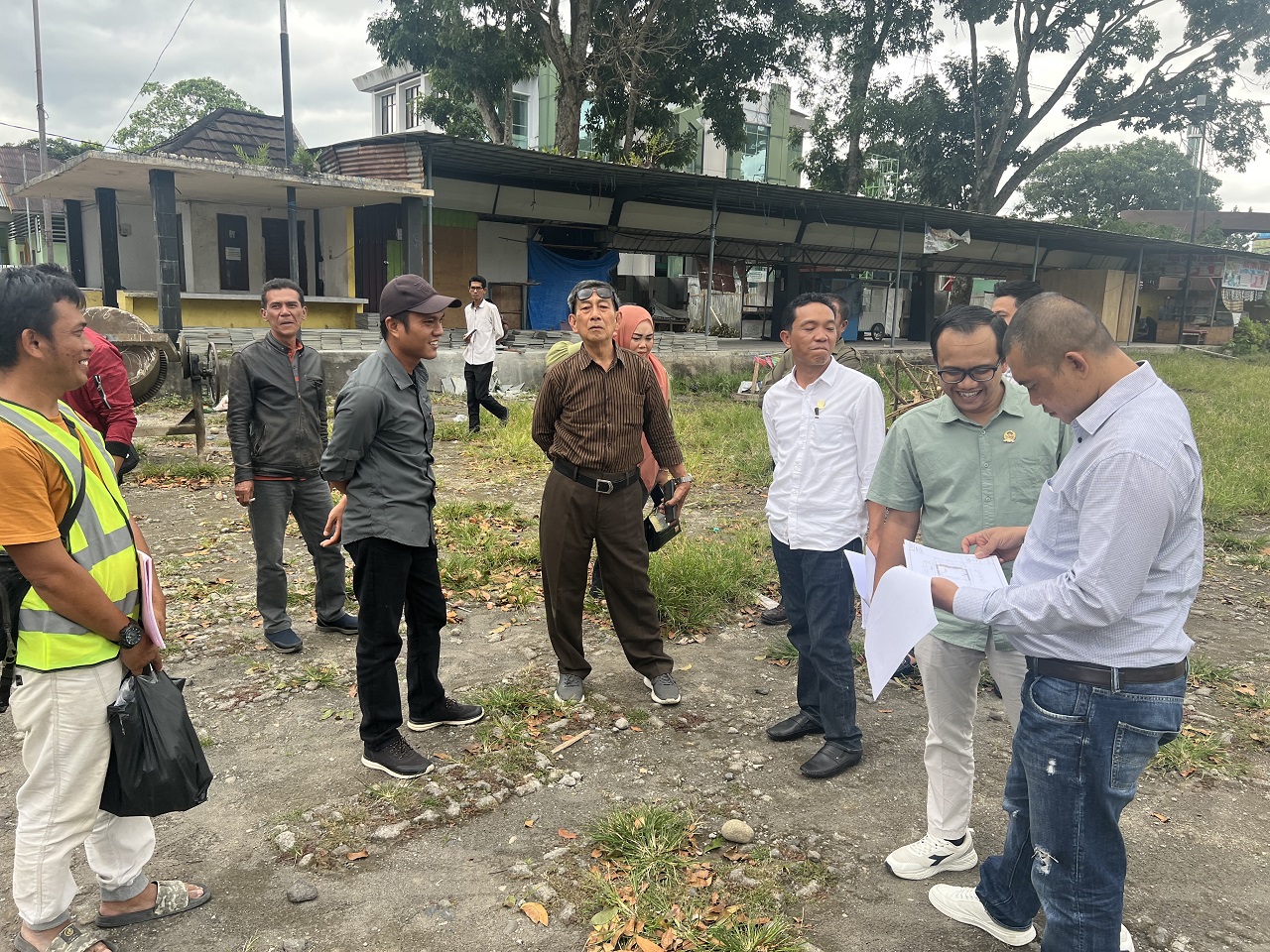 Waktu Mepet, Komisi III Sidak Pembangunan Fisik Lapangan Setia Negara