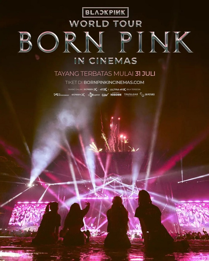 Film Blackpink World Tour: Born Pink In Cinemas Tayang di Bioskop 31 Juli 2024!