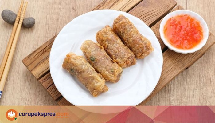 Resep Cemilan Teman Ngopi : Lumpia Kulit Tahu