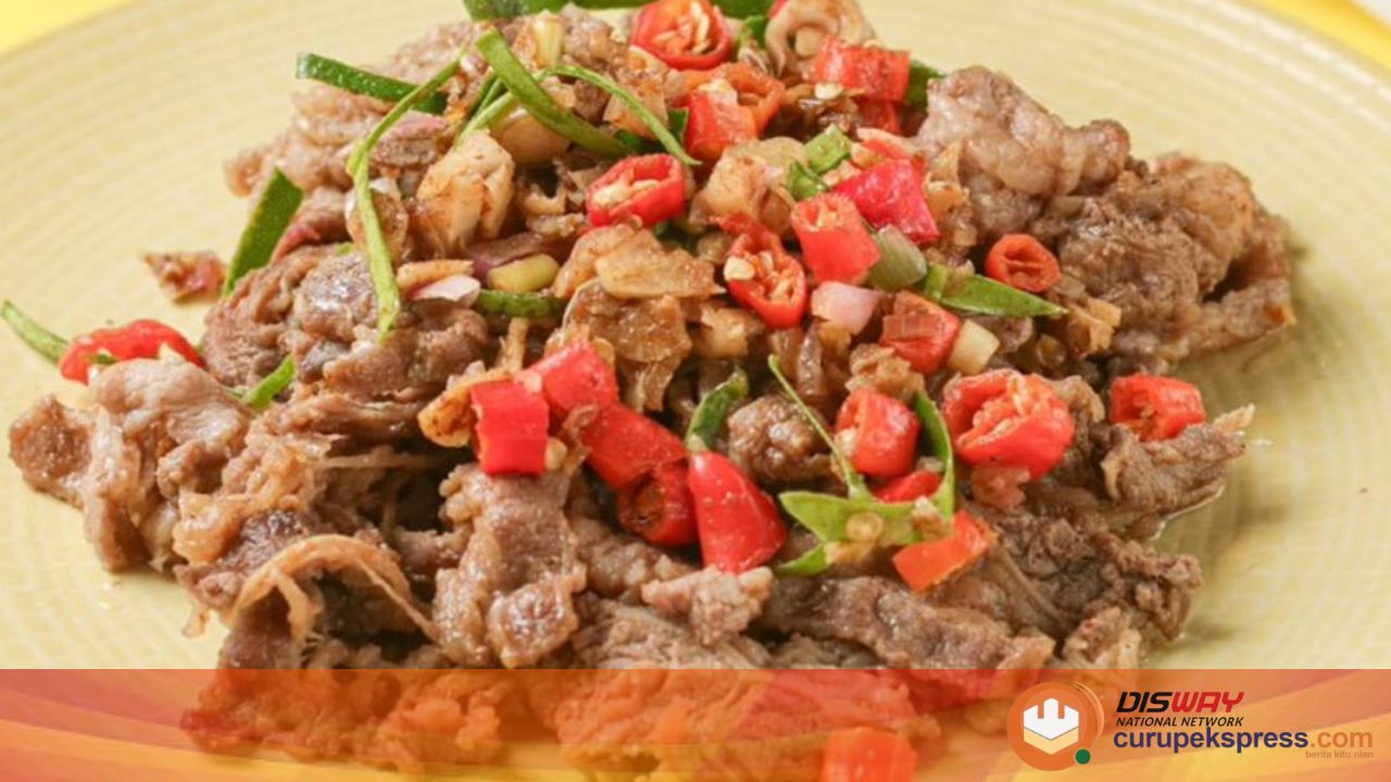 Menu Masakan Simple : Beef Slice Sambal Matah