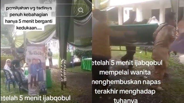 Memilukan!! Pengantin Wanita Ini Meninggal Dunia Usai 5 Menit Setelah Ijab Kabul