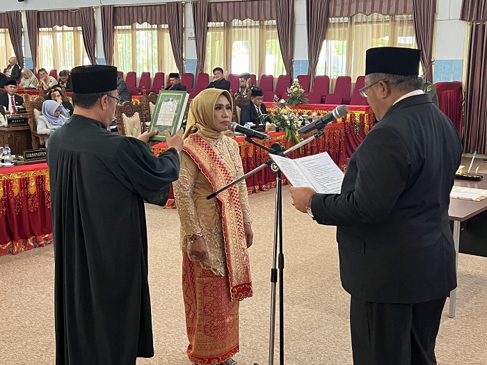 Sri Mardiana Resmi Jadi Anggota DPRD RL, Dilantik 30 Mei 2024