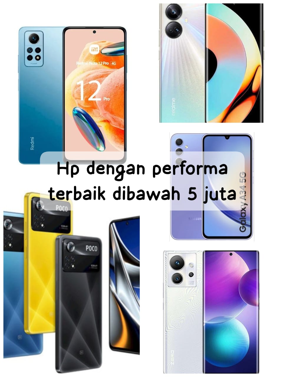 HP dengan Performa Terbaik di Bawah 5 Juta Rupiah