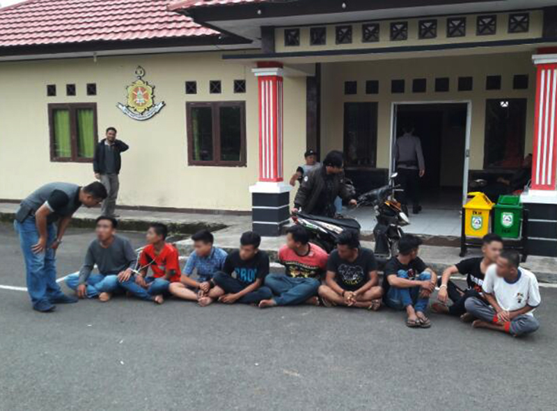9 Pelajar Keroyok Sopir Bus Sriwijaya