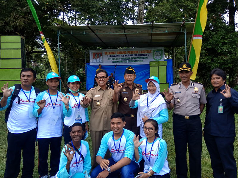 200 Peserta Lasnas Kunjungi Kebun Teh Kabawetan