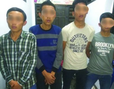 Keroyok Pelajar, 4 Pemuda Diamankan