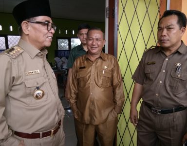 Bupati Pantau UNBK di SMPN 1 Kepahiang