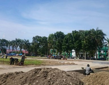Proyek Lapangan Dwi Tunggal Terpaksa Lembur