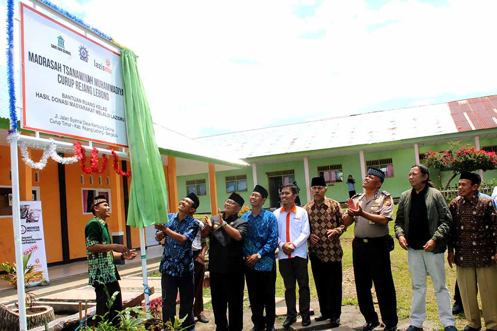 Lazismu Bangun Gedung Belajar di MTS Muhammadiyah