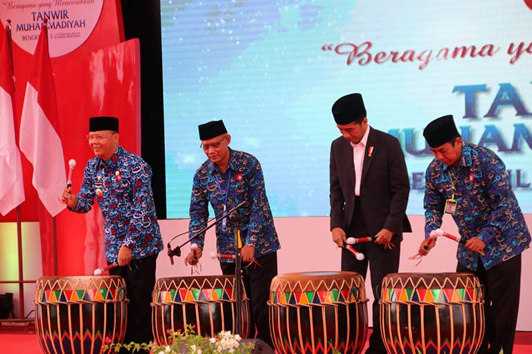 Buka Tanwir Muhammadiyah di Bengkulu, Jokowi Ceritakan Kinerja Pemerintahannya