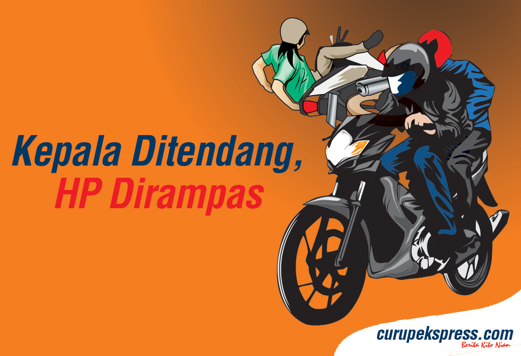 Kepala Ditendang, HP Dirampas