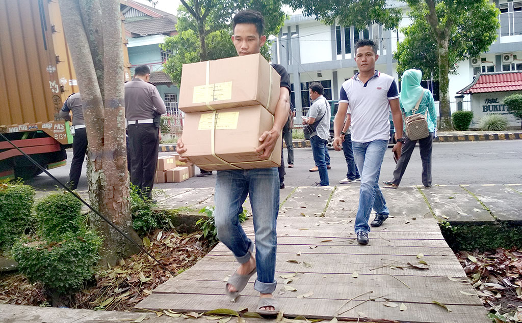 23 Koli Surat Suara Tiba