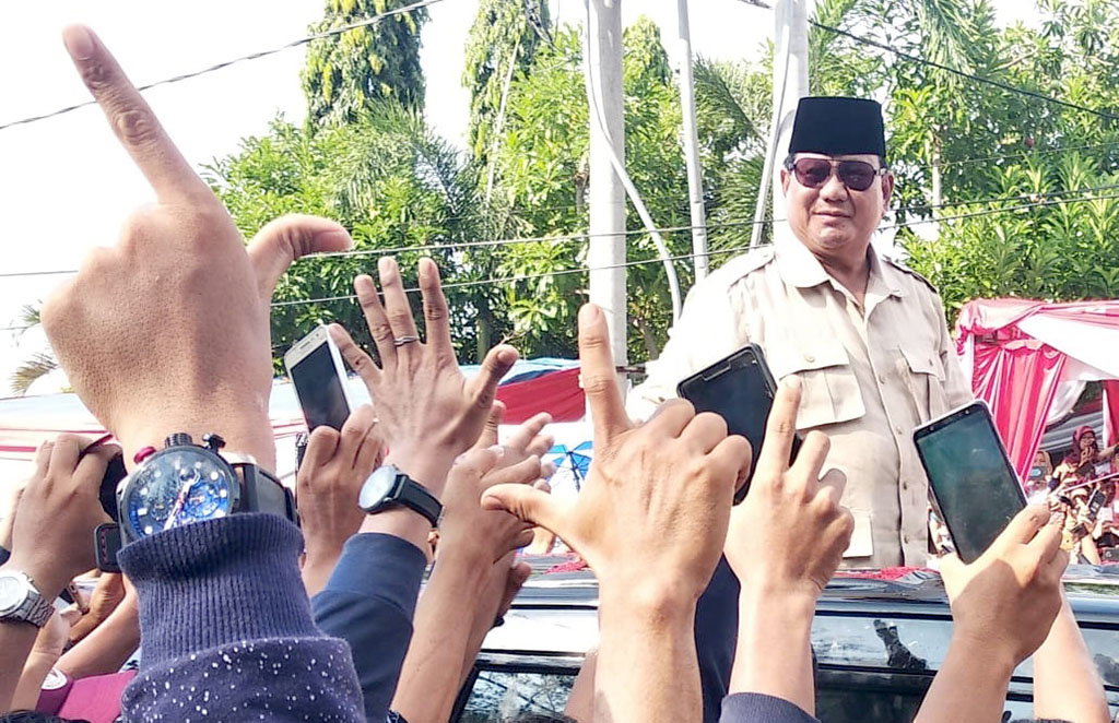 Tatap Muka dengan Simpatisan,  Prabowo Minta Awasi Pemilih Hantu