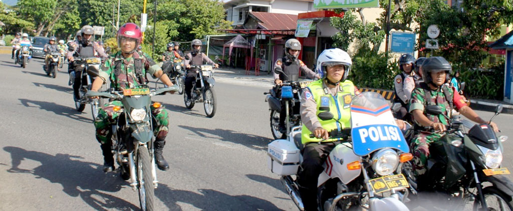 TNI/Polri Gelar Patroli Gabungan