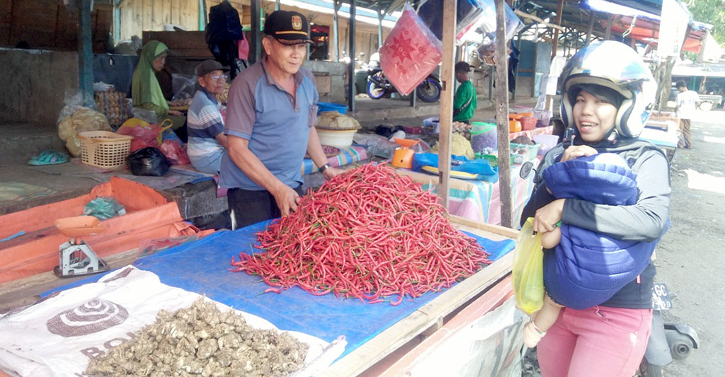 Harga Cabai Turun 50 Persen