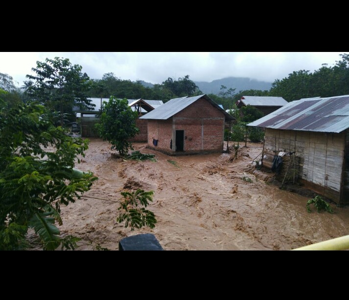 Diterjang Banjir Bandang, 25 Rumah dan Belasan Hektar Sawah Terendam