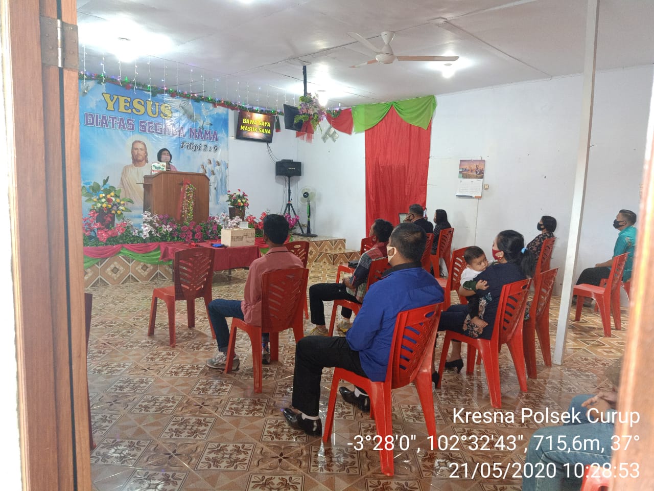 Patroli Dialogis, Polsek Curup Sasar Gereja