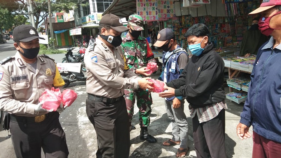 Sambut New Normal, Wakapolres Turun ke Jalan