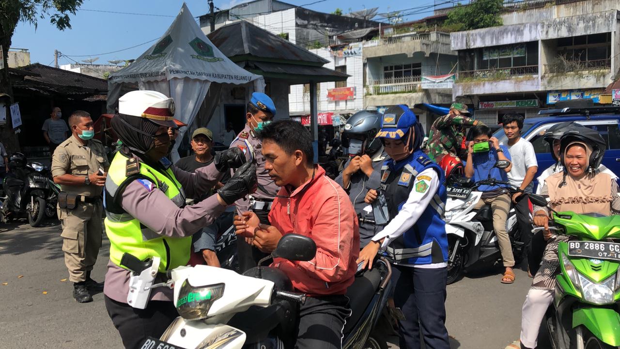 Satgas Ops Aman Nusa 2 Razia Masker