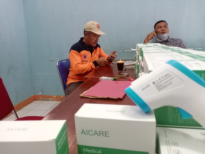 Gugus Tugas Covid-19 Bagikan 60 Pcs MIT