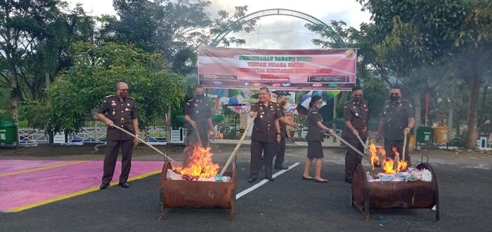 16,3 Gram Narkoba dan 10.500 Obat Keras Dimusnahkan