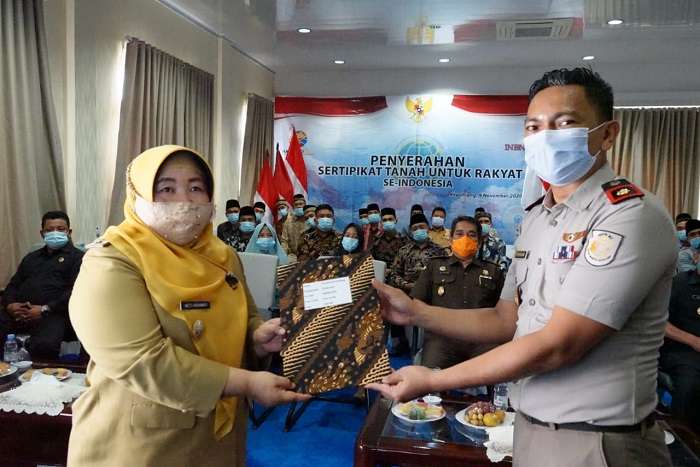 2 Sertifikat Tanah Pemkab Kepahiang Langsung Diserahkan Presiden