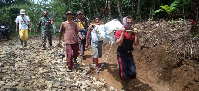 Petani Tewas Terbakar, TKP Pondok Kebun Tebat Pulau