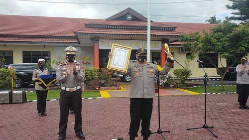 Polres Raih Penghargaan Korlantas Polri