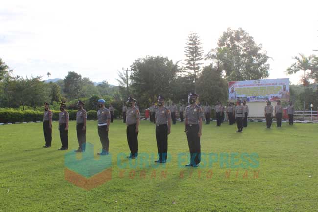 Kado Awal Tahun, 57 Personel Polres Naik Pangkat