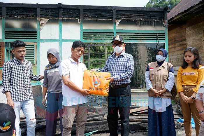 Rumah Warga Sosokan Cinta Mandi Ludes Terbakar