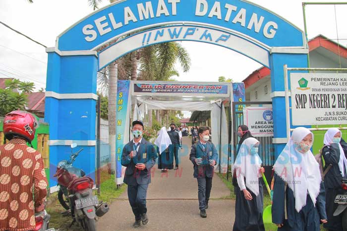 Siswa SMPN 1 Antusias Belajar Tatap Muka