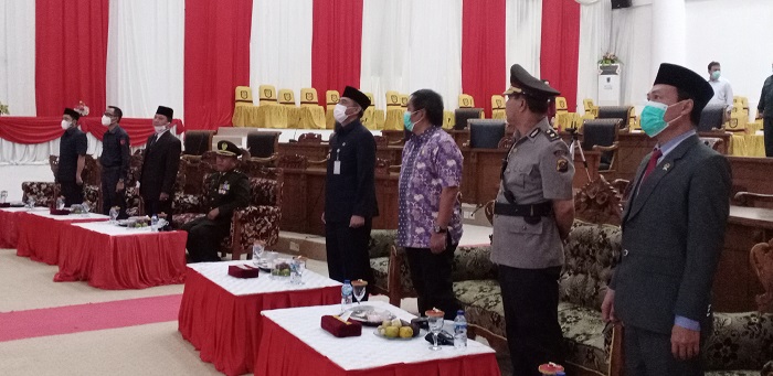 Forkopimda Hadiri Pelantikan Bupati Secara Virtual