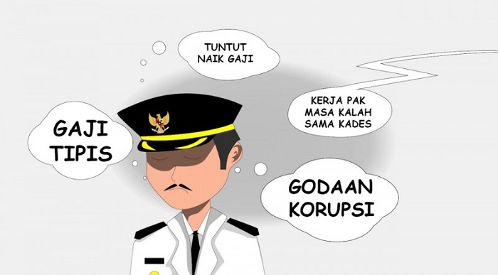 Kades OKU Minta Gaji Rp4 Juta