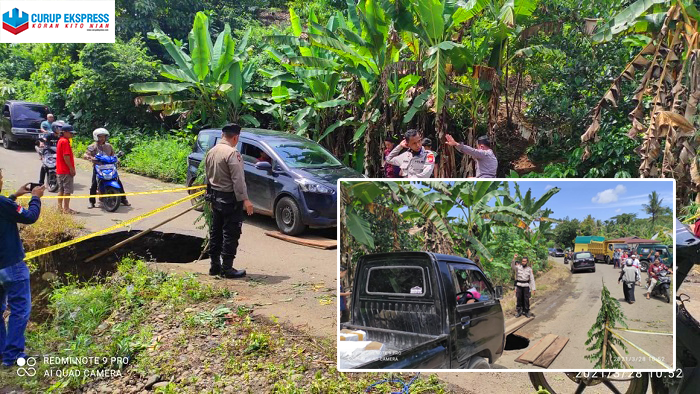 Gorong-gorong Jebol, Jalan Provinsi Terancam Putus