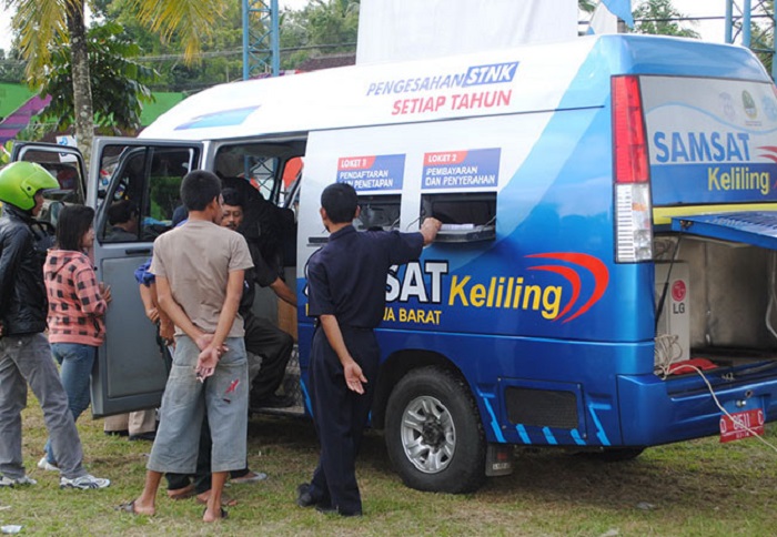 1 Bulan Samling Hanya 88 Kendaraan Bayar Pajak