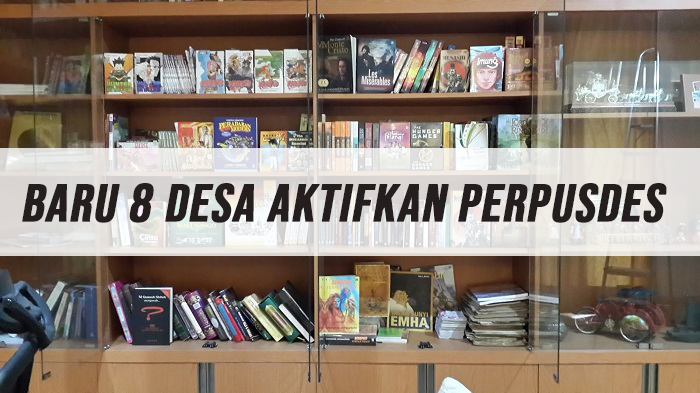 Baru 8 Desa Aktifkan Pembinaan Perpustakaan Desa (Perpusdes)