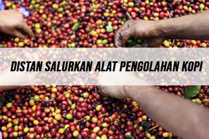 Distan Salurkan Alat Pengolahan Kopi