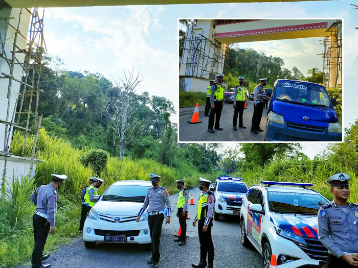 Hadang Pemudik, Perbatasan Kepahiang- Sumsel Dijaga Ketat