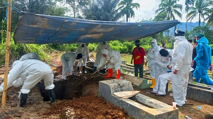 Lagi, 1 Pasien Meninggal Terkonfirmasi Covid-19, Dimakamkan dengan Prokes Ketat