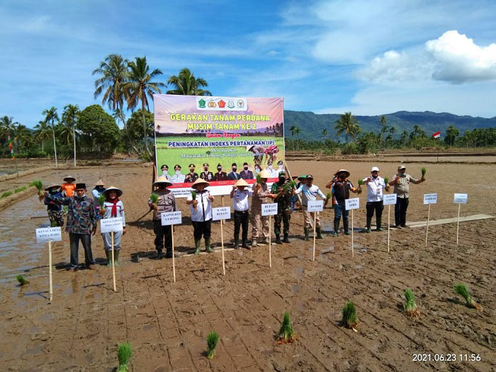 Buka TPMT II Perdana, Bupati Lebong Launching Program Tanam Dua Kali