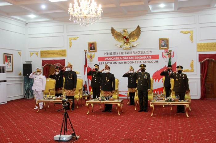 Peringatan Hari Lahir Pancasila, Gubernur Rohidin Ajak Masyarakat Bumikan Pancasila