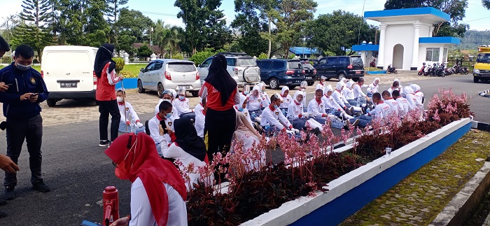 35 Anggota Capaskibra Tetap Latihan