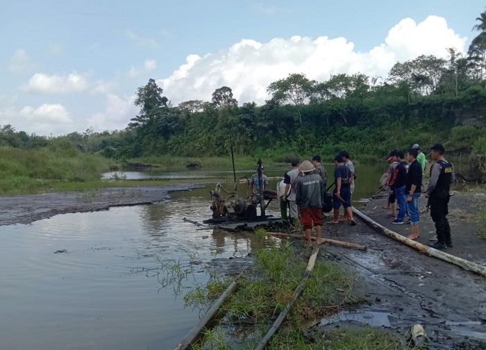 Polisi Kembali Gerebek Tambang Ilegal