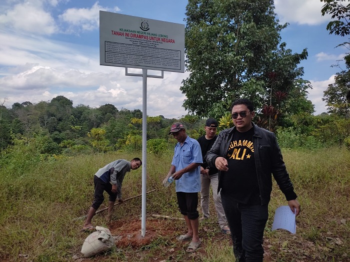 Jaksa Eksekusi Lahan Mantan Kades Air Kati, Sebagai Pengganti KN