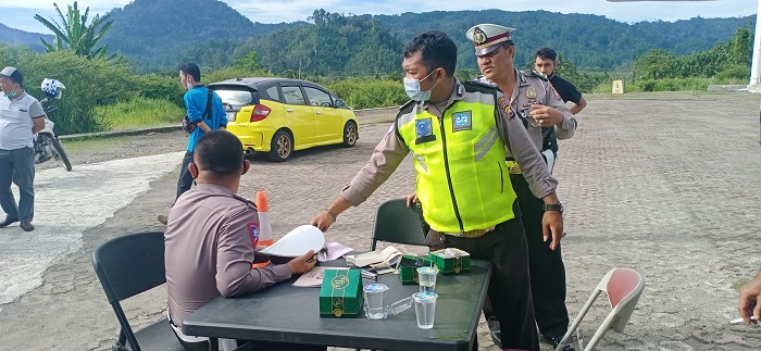 5 Ranmor Ditilang Depan Kantor Bupati, Kasat: 1 Diantaranya Randis