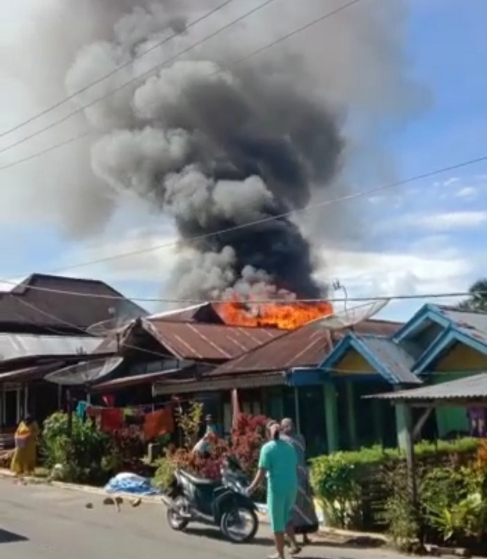 Rumah Warga Turan Lalang Ludes Terbakar